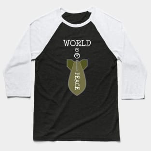 World Peace No War Baseball T-Shirt